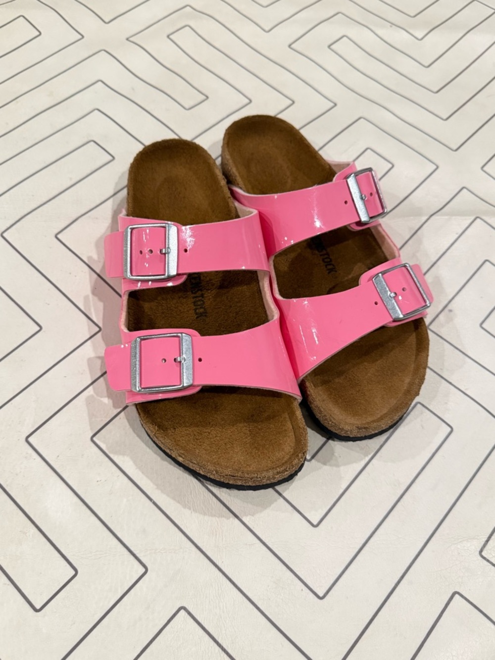 Birkenstock Pink Arizona Sandals